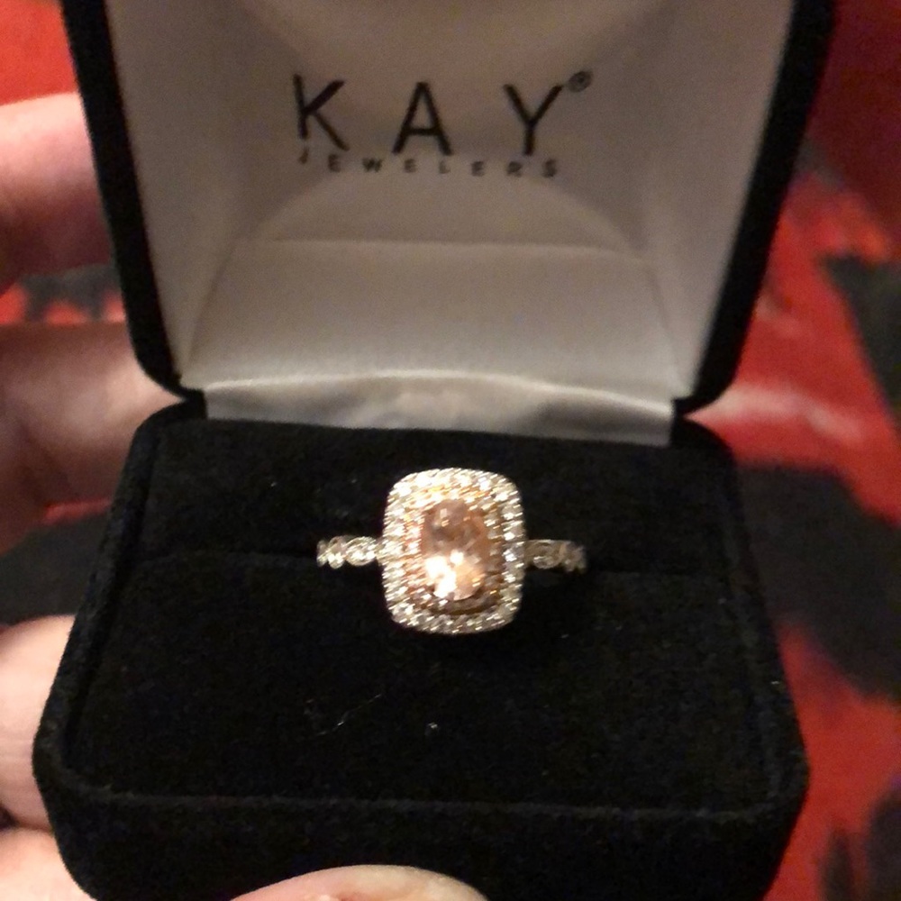 Neil Lane retired Morganite and diamond ring enhancer not included